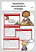 Vorschau - Text - Lernmethoden Lernstrategien Wissenskartei - Deckblatt