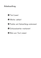 Vorschau - Arbeitsblätter - Texte knacken: Meerestiere. Lesen und Schlüsselwörter markieren. Leseverständnis - Seite 2