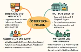 Vorschau - Arbeitsblätter - Arbeitsblätter zum Thema "Österreich-Ungarn" + Lösung & MP3 + Mindmap + Infografik - Seite 2