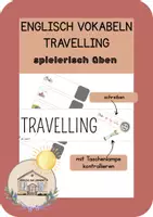 Vorschau - Stationenlernen - Spielerisch Englisch Vokabeln spielerisch üben - travelling (Unit 7 Playway) - Deckblatt