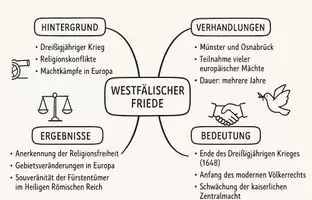Vorschau - Arbeitsblätter - Arbeitsblatt "Westfälischer Friede" + Onlineübung & MP3 + Mindmap + Infografiken - Seite 3