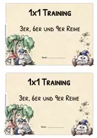 Vorschau - Arbeitsblätter - Einmaleins A5-Heft – 3er-, 6er- und 9er-Reihe automatisieren - Seite 2