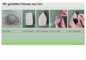 Vorschau - Arbeitsblätter - Wir töpfern einen Kresse-Garten - Seite 1