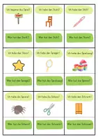 Vorschau - Spiele - Lesespiel zum St/Sp/Sch für die 1. und 2. Klasse - Seite 1