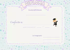 anteprima - Clipart / Immagini originali - DIPLOMI SCUOLA DELL'INFANZIA - Pagina 2
