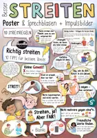 Vorschau - Poster - Besser streiten – 10 Regeln für einen guten Streit / Mobbing Prävention Streitregeln - Deckblatt