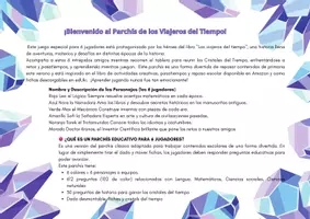 Vista previa - Juegos / Gamificación - PARCHIS EDUCATIVO LOS VIAJEROS DEL TIEMPO - página 2