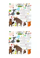 Vorschau - Arbeitsblätter - Animal crosswords: farm, forest, pets, regions & continents - Seite 2
