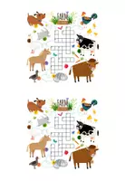 Vorschau - Arbeitsblätter - Animal crosswords: farm, forest, pets, regions & continents - Seite 3