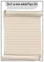 Vorschau - Arbeitsblätter - Brief an mein zukünftiges Ich - Deckblatt