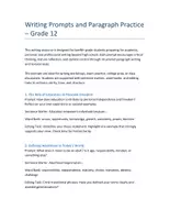 Vorschau - Arbeitsblätter - Sparpaket XXL: Writing Prompts Englisch – Klasse 10 bis 12 | Schreibtraining für die Oberstufe - Seite 2