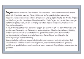 Vorschau - Arbeitsblätter - Sagen. Wissenskarten zu bekannten Sagen - Seite 2