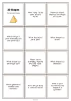 forhåndsvisning - 3D Shapes: Smalltalk Cards (engelsk) - side 2