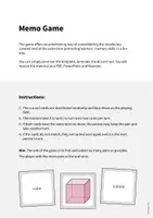 forhåndsvisning - 3D Shapes: Memo Game (engelsk) - side 1