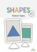 forhåndsvisning - 2D Shapes: Station Signs (engelsk) - forside