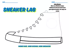 Vorschau - Arbeitsblätter - Gegenstandsbeschreibung - Sneaker-Design-Wettbewerb - Seite 1