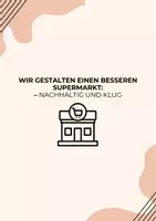 Vorschau - Arbeitsblätter - Wir gestalten einen besseren Supermarkt - Deckblatt