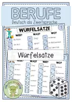 Vorschau - Fördermaterial/Inklusion - BERUFE Würfelsätze - Deckblatt