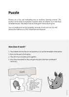 forhåndsvisning - Animal Body Parts: Puzzle (engelsk) - side 1