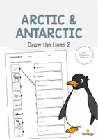 forhåndsvisning - Arctic & Antarctic: Draw the lines 2 (engelsk) - forside