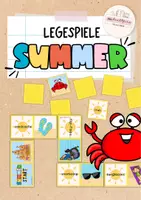 Vorschau - Spiele - summer | Legespiele | 2 Spiele | Vocabulary Games - Deckblatt