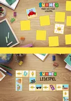 Vorschau - Spiele - summer | Legespiele | 2 Spiele | Vocabulary Games - Seite 1