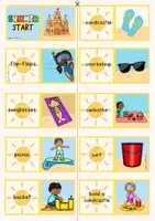 Vorschau - Spiele - summer | Legespiele | 2 Spiele | Vocabulary Games - Seite 2