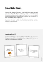 forhåndsvisning - Autumn: Smalltalk Cards (engelsk) - side 1