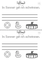 Vorschau - Arbeitsblätter - Sommer Miniheft mit Lied - Seite 2