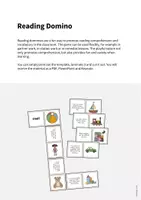 forhåndsvisning - Toys: Reading Domino (engelsk) - side 1