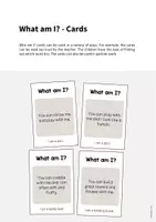 forhåndsvisning - Toys: What am I? - Cards (engelsk) - side 1