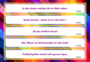 Vorschau - Aufgabenkarten - FRESCH-Strategien anwenden: Fehlersätze ausbessern - Seite 2