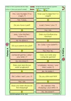 Vorschau - Spiele - Tandem Activity / Tandembögen zu den Entscheidungsfragen mit do / does im Simple Present - Seite 3