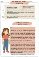 Vorschau - Arbeitsblätter - Unterrichtseinheit: "Was macht eine "echte" Familie aus? - Seite 2