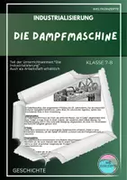 Vorschau - Stundenentwürfe - Die Dampfmaschine - Industrialisierung - Deckblatt