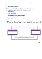 Vorschau - Klassenarbeiten - Arbeit Wirtschaft Bedürfnisse Haushaltsplan Wirtschaftskreislauf - Seite 2