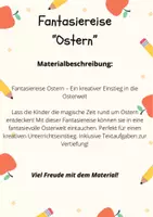 Vorschau - Arbeitsblätter - Fantasiereise Ostern - Ein kreativer Einstieg in die Osterwelt - Seite 1
