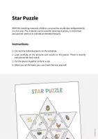 forhåndsvisning - Easter: Star Puzzle (engelsk) - side 1