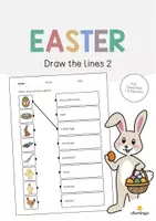 forhåndsvisning - Easter: Draw the lines 2 (engelsk) - forside