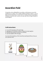 forhåndsvisning - Easter: Accordion Fold (engelsk) - side 1