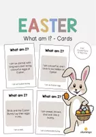forhåndsvisning - Easter: What am I? - Cards (engelsk) - forside