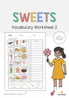 forhåndsvisning - Sweets: Vocabulary Worksheet 2 (engelsk) - forside