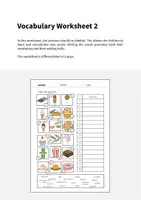 forhåndsvisning - Sweets: Vocabulary Worksheet 2 (engelsk) - side 1