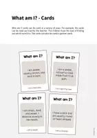forhåndsvisning - Sweets: What am I? - Cards (engelsk) - side 1