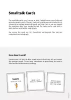 forhåndsvisning - Sweets: Smalltalk Cards (engelsk) - side 1