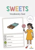forhåndsvisning - Sweets: Vocabulary Quiz (engelsk) - forside