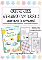 Vista previa - Fichas informativas / Documentos de lectura - SUMMER ACTIVITY BOOK (2ND YEAR 8-10 YEARS)- CUADERNILLO DE VERANO (INGLÉS) - Portada