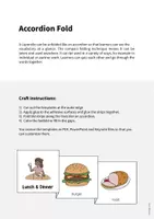 forhåndsvisning - Lunch & Dinner: Accordion Fold (engelsk) - side 1
