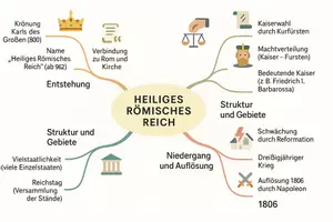 Vorschau - Arbeitsblätter - Arbeitsblatt "Heiliges Römisches Reich" + Onlineübung & MP3 + Mindmap + Infografik - Seite 3
