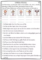 Vorschau - Quiz - Logical/Leserätsel: Im Weltall - Freebie - Seite 1